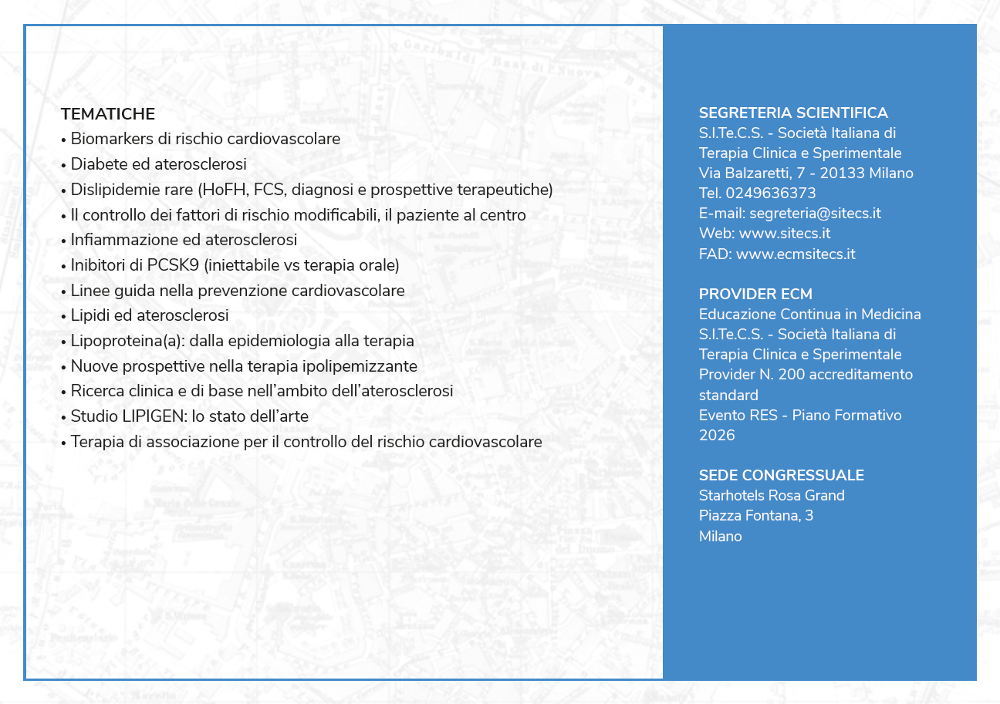 20° Congresso Nazionale SITeCS